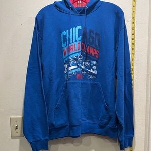 Jerzees Blue Chicago Champs Hoodie